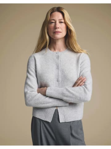 someday. Telora Kashmirstrickjacke in Hazy Fog Melange