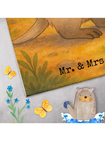 Mr. & Mrs. Panda Handtuch Quokka Happy Design ohne Spruch in Weiß