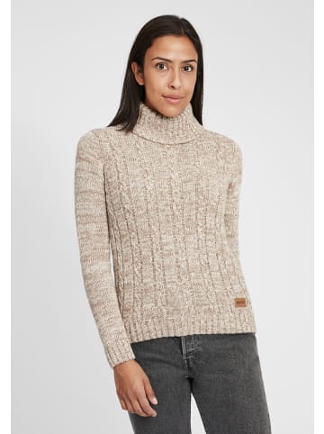 Oxmo Rollkragenpullover OXPhilipa in Beige