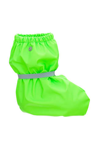 Playshoes Regenfüßlinge mit Fleece-Futter in Neongrün