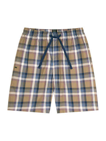 Schiesser Pyjamahose Bermuda - Mix + Relax in nougat
