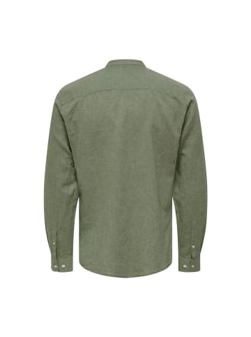Only&Sons Langarmhemd in Swamp