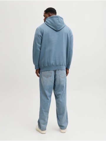 JACK & JONES PLUS Kapuzenpullover in Blue Mirage