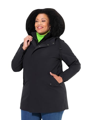 Ulla Popken Funktionsjacke in schwarz