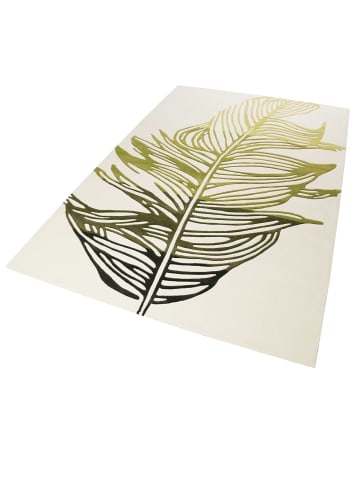 Esprit home Teppich "Feather" in Beige/Grün