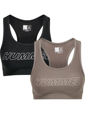 Hummel Hummel T-Shirt Hmlte Tola Damen in BLACK/DRIFTWOOD