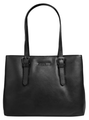 Bugatti Handtasche BELLA echt Leder in schwarz