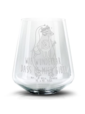 Mr. & Mrs. Panda Whiskeyglas Pinguin Lolli ohne Spruch in Transparent