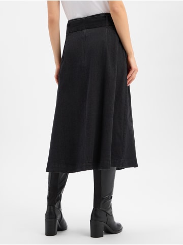 More & More Jeansrock in anthrazit