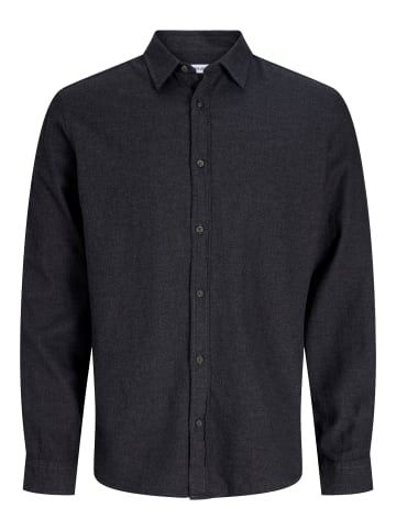 Jack & Jones Hemd in Dark Grey Melange