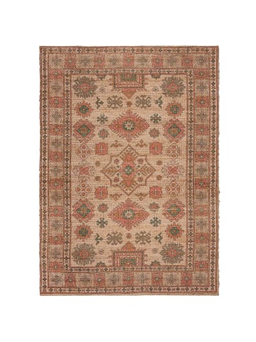 KADIMA DESIGN Teppich Flachgewebe Orientalisch, Wohnzimmer in Rosa