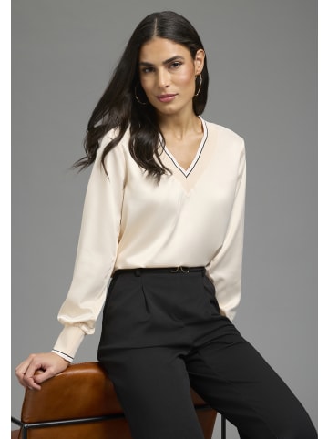 Laura Scott Satinbluse in creme