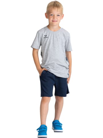 erima Kinder Essential Team T-Shirt in hellgrau melange/slate grey