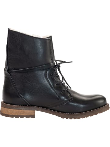 Palado Schnürstiefeletten Kasos in Schwarz/Schwarz