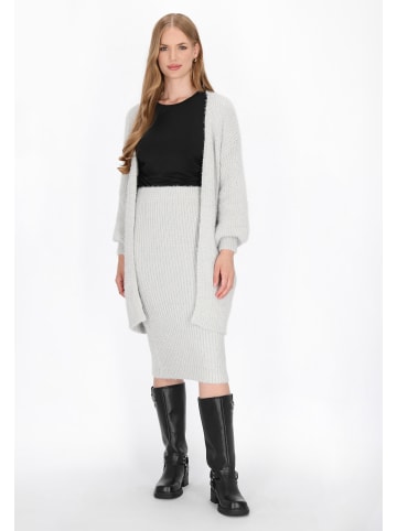 DreiMaster Women Cardigan in grey melange