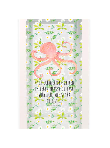 Mr. & Mrs. Panda Laterne Tintenfisch mit Spruch in Transparent