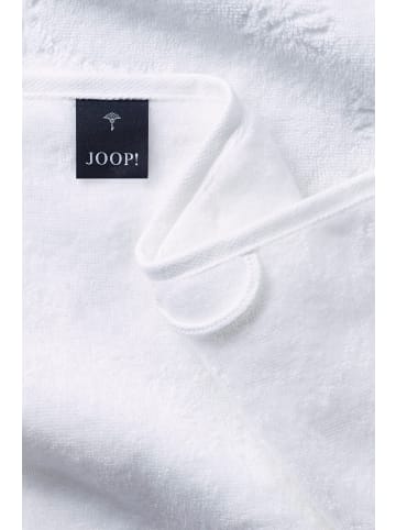 JOOP! JOOP! UNI CORNFLOWER Handtuch 2er-Set 50x100 cm, Weiß
