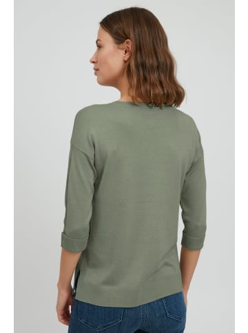 Fransa Rundhalspullover FRBESMOCK 2 Pullover - - 20609698  Feinstrickpullover mit 3/4 Ärmeln in Grün