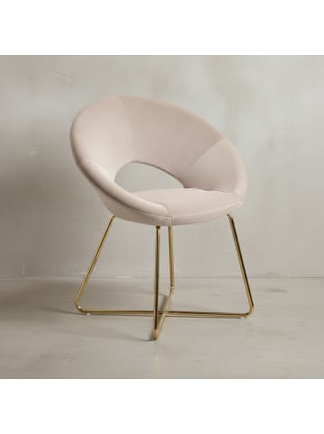 KADIMA DESIGN Esszimmerstuhl Samt Küchenstuhl mit goldenen Beinen,