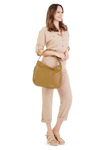 Cluty Shopper echt Leder in gelb
