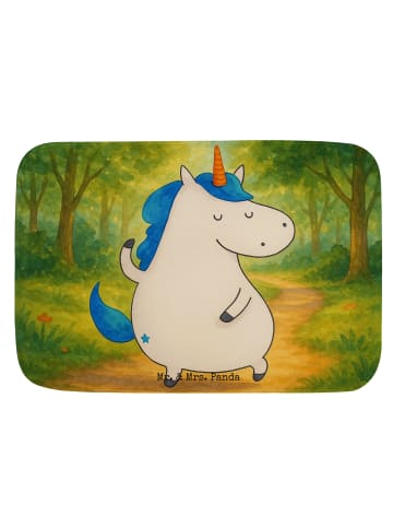 Mr. & Mrs. Panda Duschvorleger Einhorn Mann Design ohne Spruch in Weiß