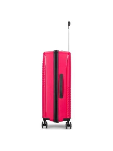 D&N Travel Line 4000 4-Rollen Trolley 66 cm in pink