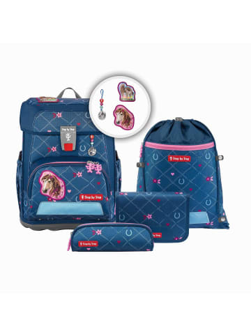 Step by Step CLOUD Schulranzen-Set Horse Lima 5-teilig in blau
