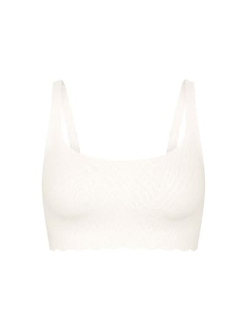 Sloggi Bustier Blue ZERO Feel Bliss in SILK WHITE
