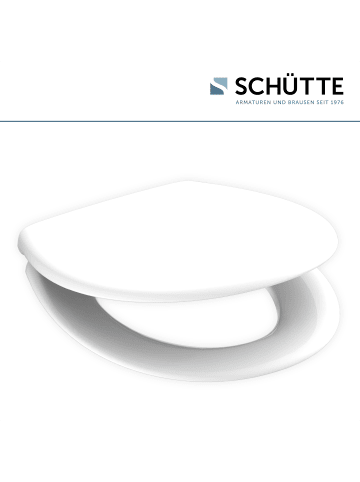 Franz Joseph Schütte Duroplast WC-Sitz WHITE, PRO 1, mit Absenkautomatik und Schnellverschluss