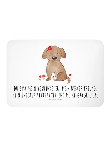 Mr. & Mrs. Panda whiteboardmagnet Hund Dame mit Spruch in Weiß