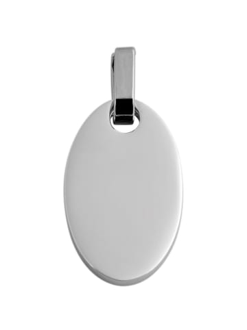 Adeliás Unisex Anhänger aus Edelstahl in silber