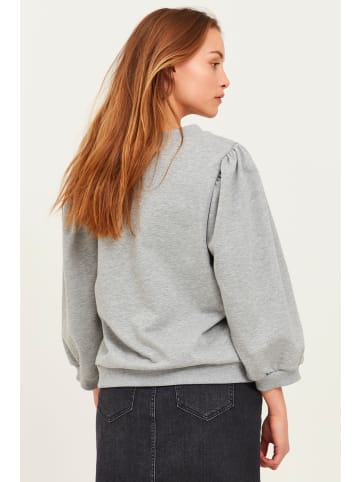 PULZ Jeans Sweatshirt PZSOFIA - 50206259 in grau