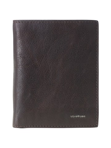 Strellson Jefferson BillFold V8 Geldbörse Leder 10,5 cm in dark brown