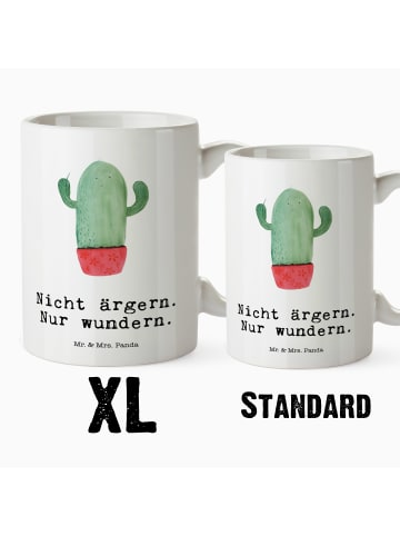Mr. & Mrs. Panda Keramiktasse Kaktus Wut mit Spruch in Weiß