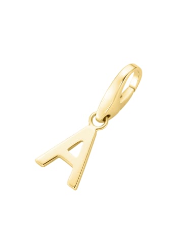 Giorgio Martello Milano Charm Buchtabe A in Gold