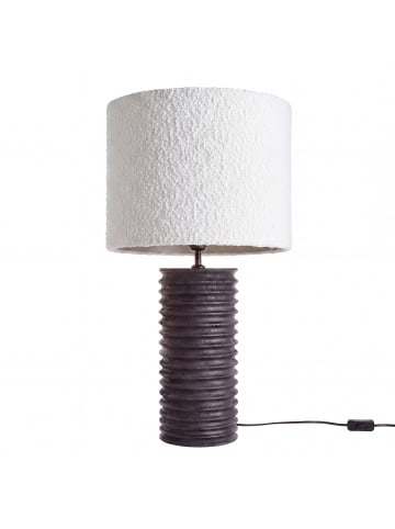 Butlers Tischleuchte GROOVED in Schwarz / Weiß