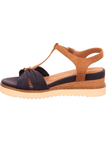 s.Oliver Keilsandalette in blau