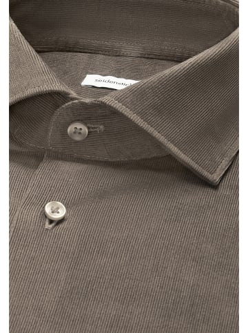 Seidensticker Casual Hemd Regular in Braun