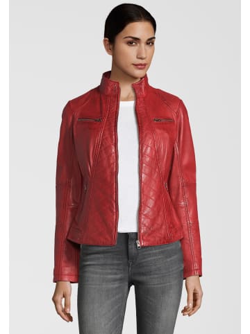 7eleven Lederjacke RENATE in ROT