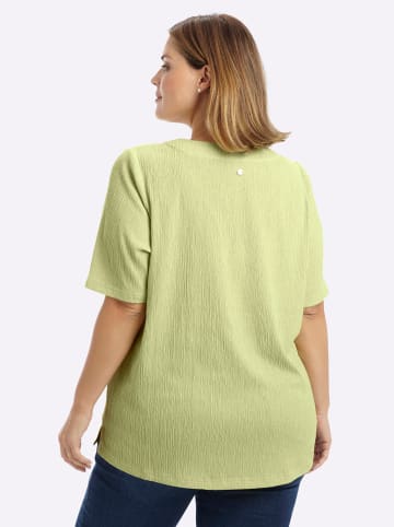 sheego Halbarm-Bluse in pistazie