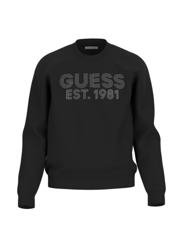 Guess Sweatshirt 'BEAU' in schwarz