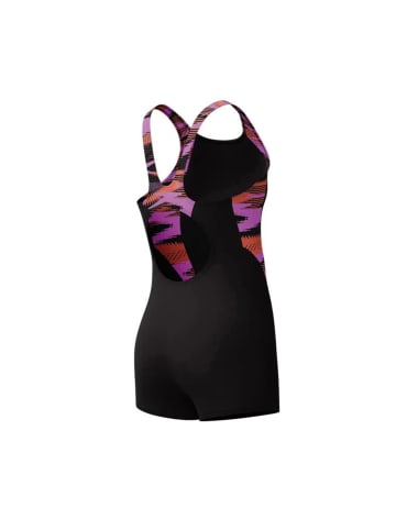 Speedo Hyperboom / Legsuit mit langem Bein in Schwarz