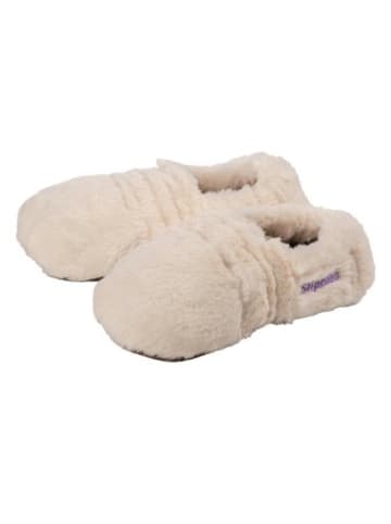 Greenlife Value Nonbook - Warmies® Slippies Deluxe creme Plush, Gr. 36-40 - Lavendelfü