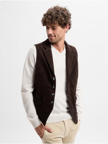 Lindbergh Weste in schoko - 0001