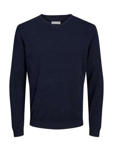 Jack & Jones Pullover 'Basic' in dunkelblau