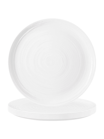 Seltmann Weiden 6er Set Pizzateller Terra ø 31,5 cm in Weiß