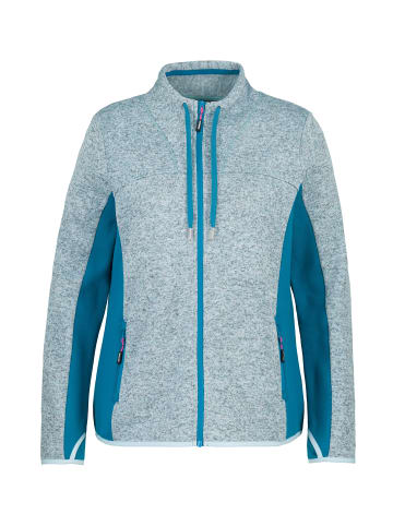 Ulla Popken Sweatjacke in eisblau