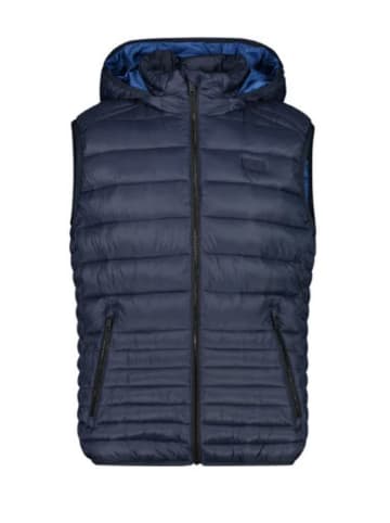 cmp Steppweste Vest Snaps Hood in Marineblau