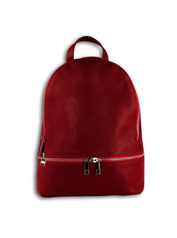 Florence Leder Cityrucksack Florence Rucksack dunkelrot ca. 32cm