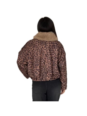 Ital-Design Jacke in Braun und Beige